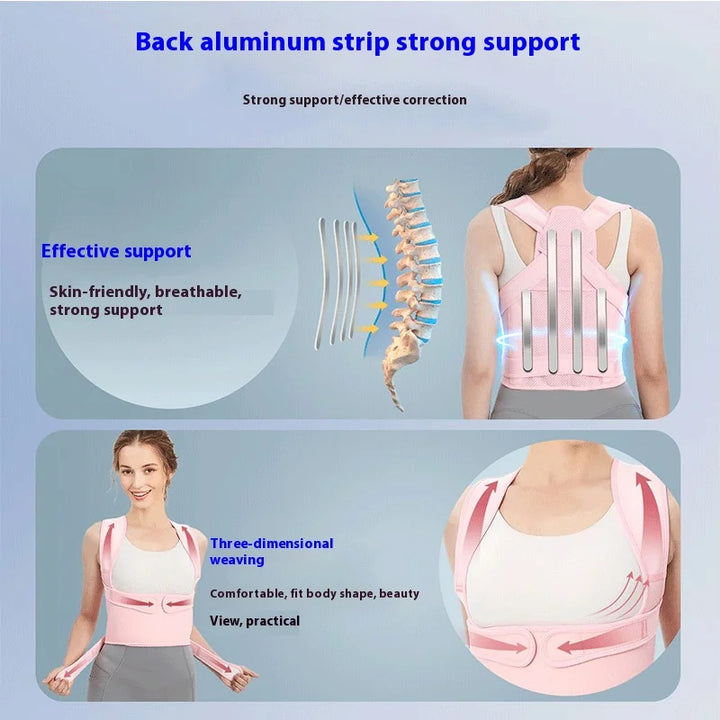 JUSTLANG Back Posture Corrector Lumbar Pad Waist Support Hunchback Spinal Orthopedic