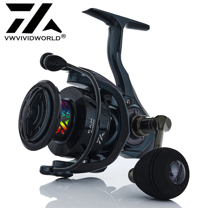 VWVIVIDWORLD,High Quailty,Alloy Fishing Reels,Alloy Spool,Alloy Arm,6.2:1 High Speed