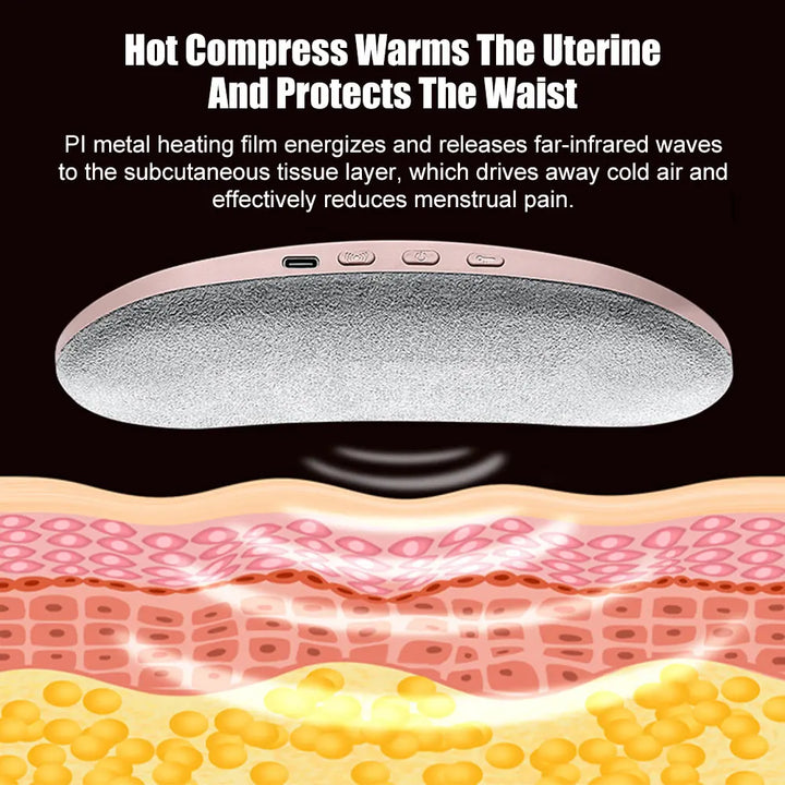 Menstrual Heating Self Massage Heat Period Pain Relief Portable Heating