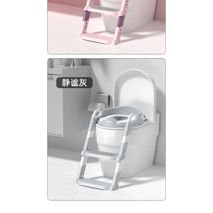 New Stepped Children's Toilet Foldable Foot Stool Multi-functional