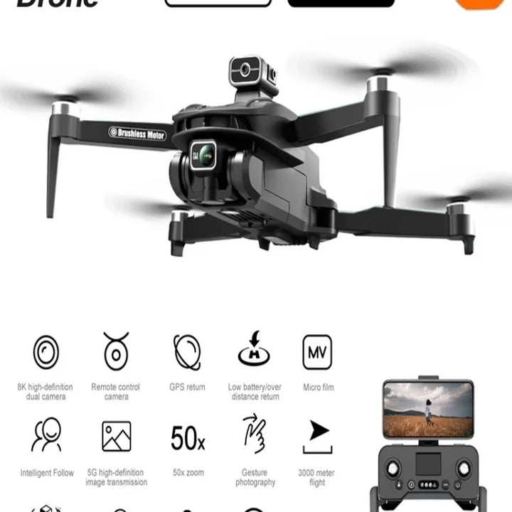 Xiaomi V168 Original GPS Drone 5G Professional 8K HD Aerial Photography Dual-Camera