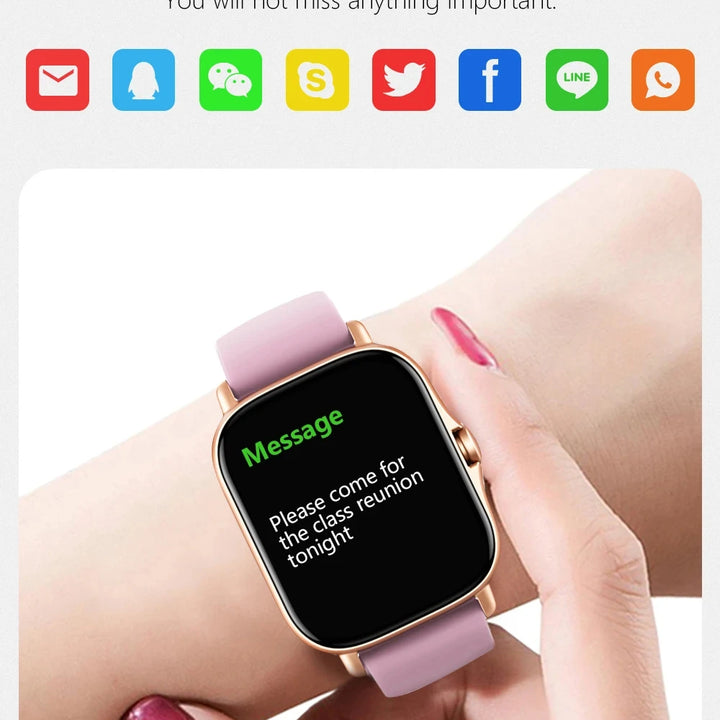 Smart Watch For Men Women Gift For Xiaomi Full Touch Screen Sport Fitness