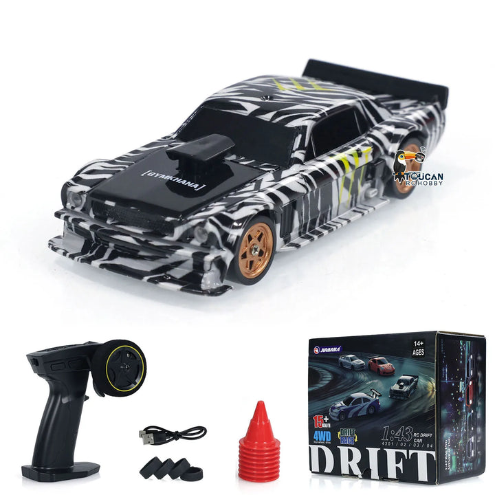 1/43 RTR RC Race Dift Car 4WD Four-wheel Drive Radio Control High S