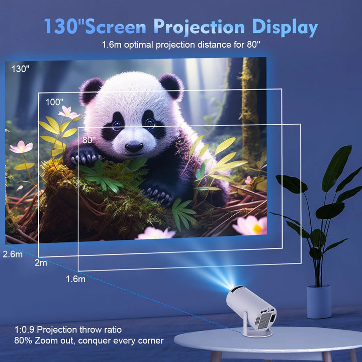 Magcubic Projector HY300 Pro 4K Android 11 Dual Wifi6 260ANSI Allwinner H713 BT5.0 1080P