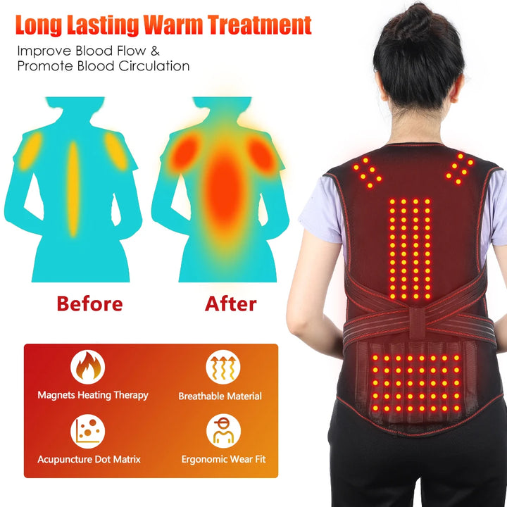 Tourmaline Magnet Heated Vest Magnetic