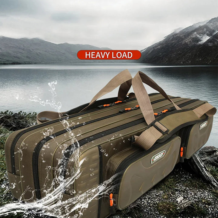 NON-foldable Multifunctional Large Capacity Fishing Rod Bag 2-4 Layer 80-130CM Water