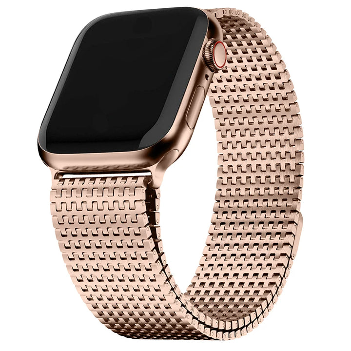 Fullmosa Milanese for Apple Watch Band 38/40/41/42/44/45/49mm Carbon Steel Straps