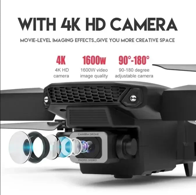 Lenovo E88 Pro Drone 4k Profesional HD 8k Rc Airplane Dual-Camera