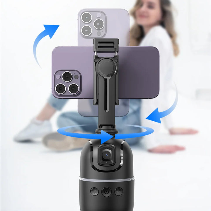 FANGTUOSI AI Smart Gimbal 360° Auto Face Tracking Gimbal All-in-one Rotation For Smartphone