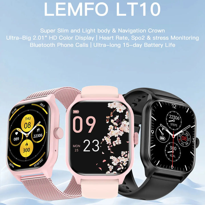 LEMFO LT10 Smart Watch 2024 Android Gift Bluetooth Call Smartwatch 2024