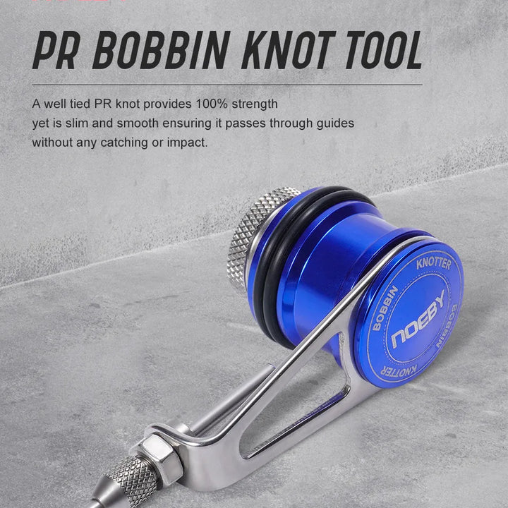 Noeby PR Bobbin Knotter GT Knob Fishing line Wire Knotting Tool  Stainless