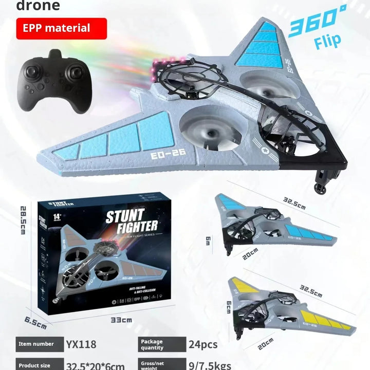 RC V17 Remote Control Aircraft 2.4G Remote Control Combat Aircraft Glider