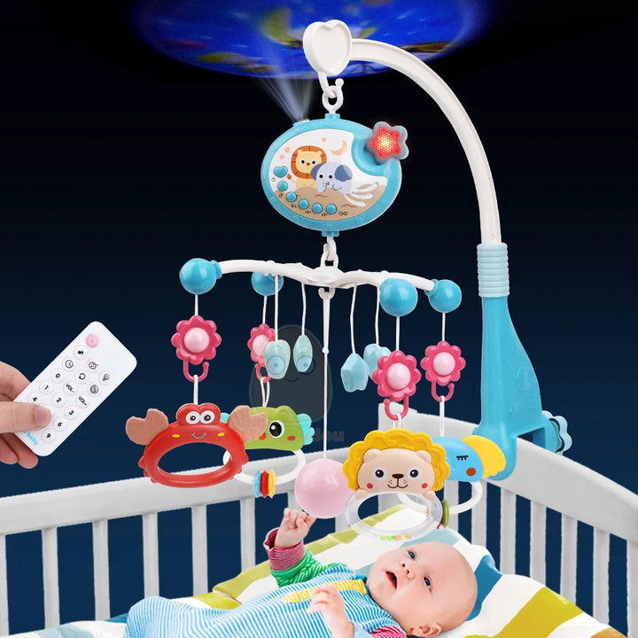 Baby Crib Mobile Rattle Toy For 0-12 Months Infant  Rotating Musical