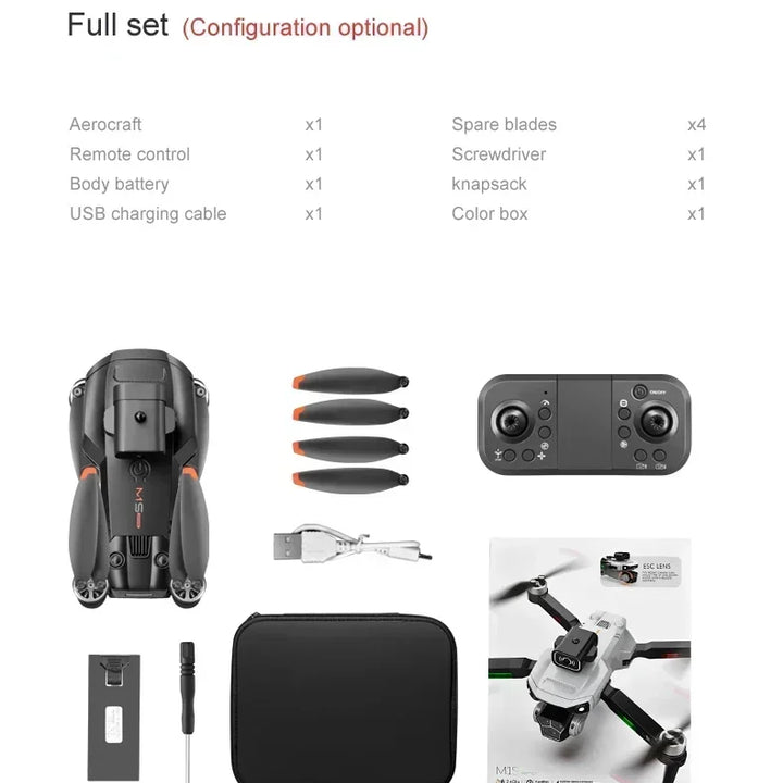 Xiaomi MIJIA M1S Drone 8K Professional HD Three-Camera Brushless Motor