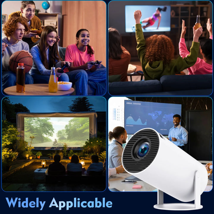 Magcubic Projector HY300 Pro 4K Android 11 Dual Wifi6 260ANSI Allwinner H713 BT5.0 1080P