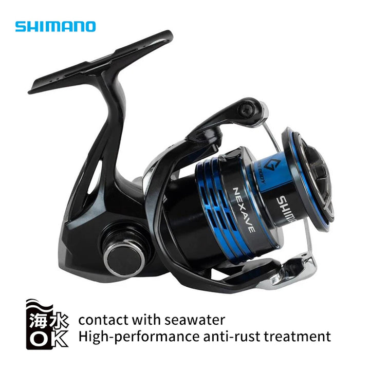 2021 Original Shimano Nexave Spinning Fishing Reel 1000 2000 2500 3000 4000 5000