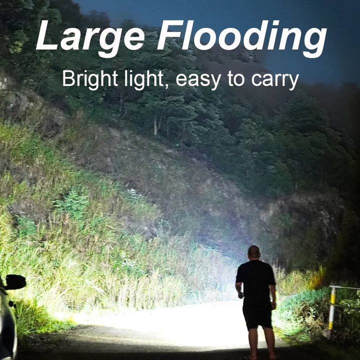 2024 New Multifunctional COB Flashlight Ajustable Angle LED Outdoor Torch Portable