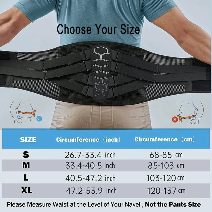 Lumbar Support for Weightlifting Men and Women