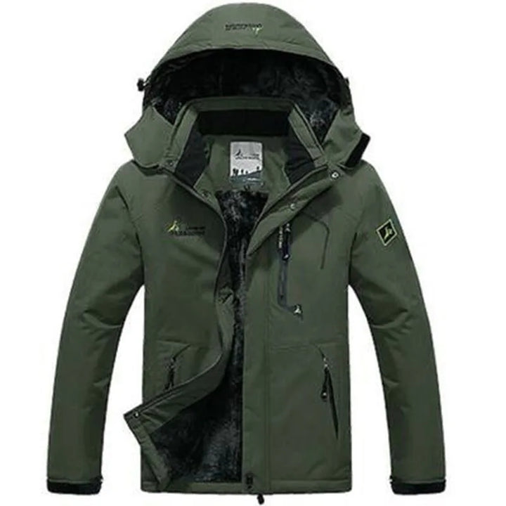 Winter Parka Men Windbreak Plus Thick Warm Windproof Fur Coats Male Military