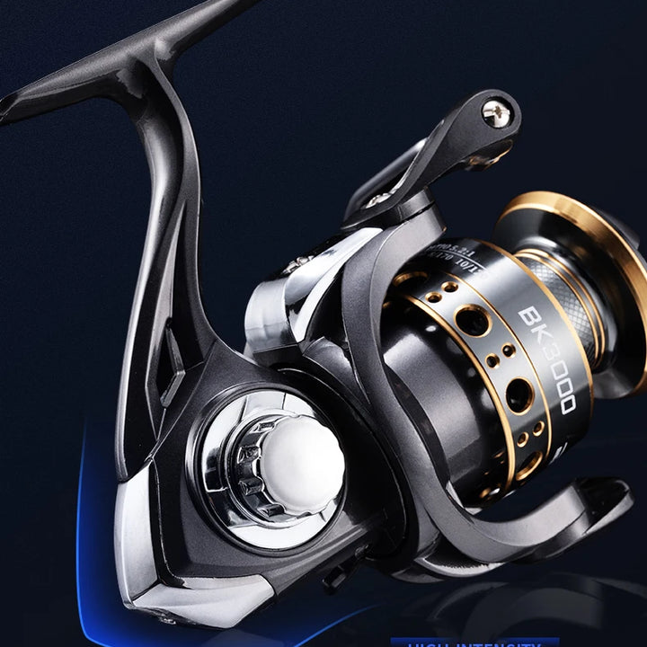 Rooblinos BK 2000-7000 Spining Reels Saltwater Freshwater Fishing Reel Ultralight Metal