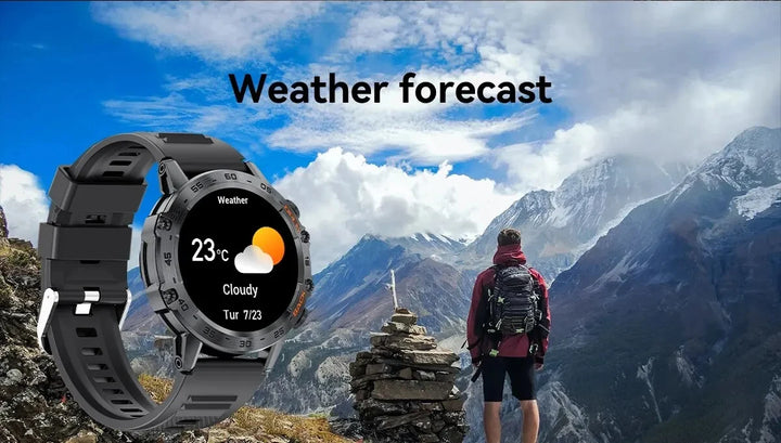 LIGE New1.39" Bluetooth Call Smart Watch Men Outdoor Sport Fitness