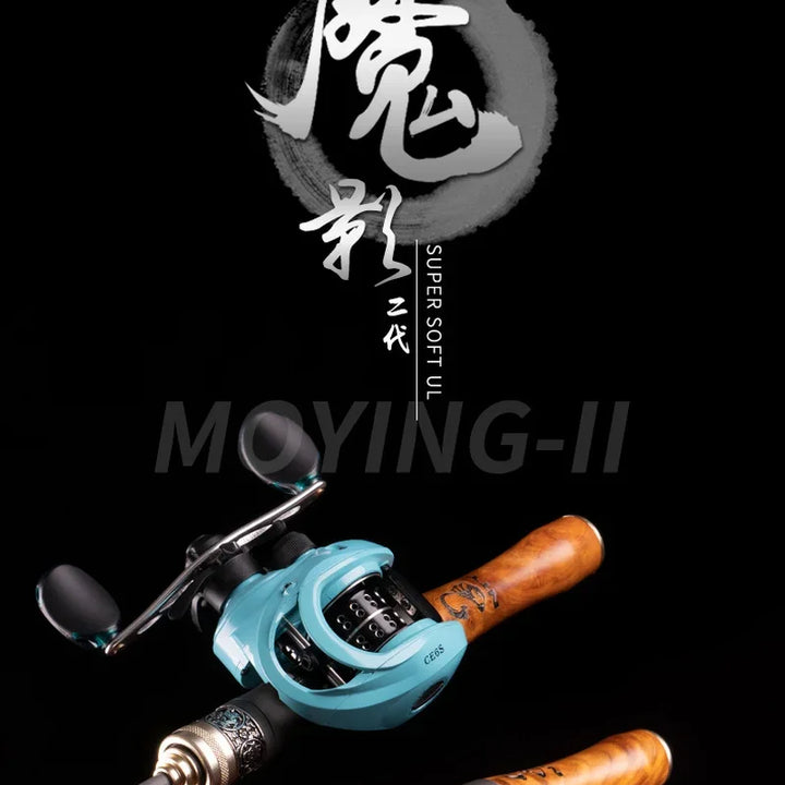 Ultra-Light Fishing Rod Carbon Fiber Spinning/Casting Lure Pole Bait WT 1.5-9g