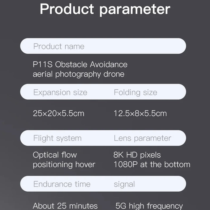 Xiaomi MIJIA P11 proMax Drone 8K 5G GPS Professional HD Aerial Photography