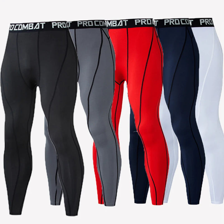 Mens Compression Pants Quick Dry Fit Sportswear Running Tights Men Legging Fitness