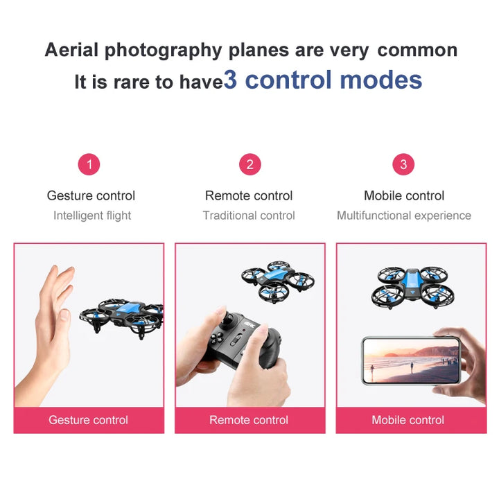 Mini Drone 4k Profession HD Wide Angle Camera 1080P WiFi FPV Drone Camera Height