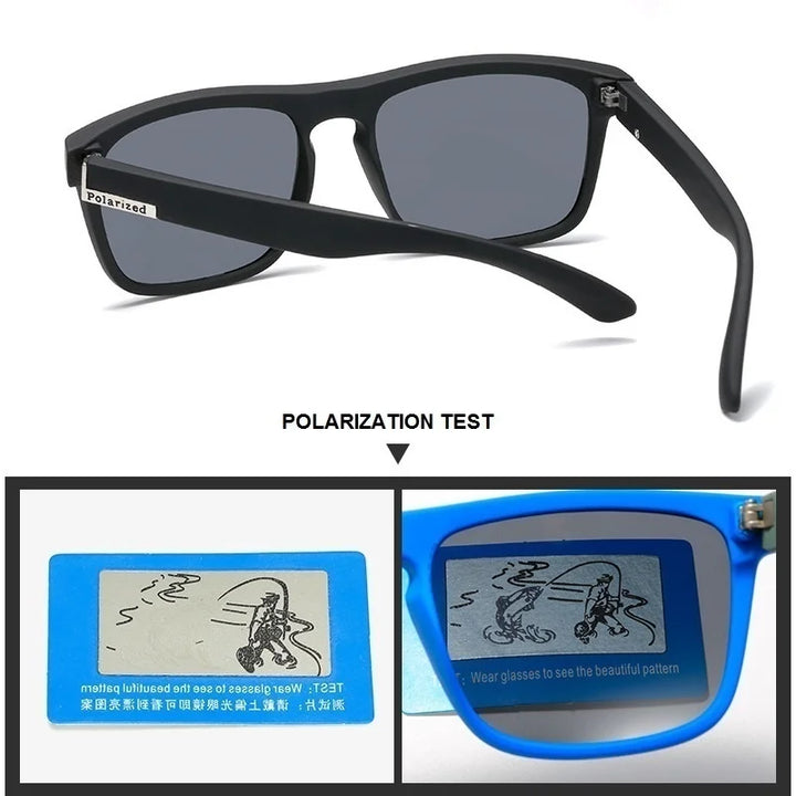 Fashion Square Vintage Polarized Sunglasses Men Women