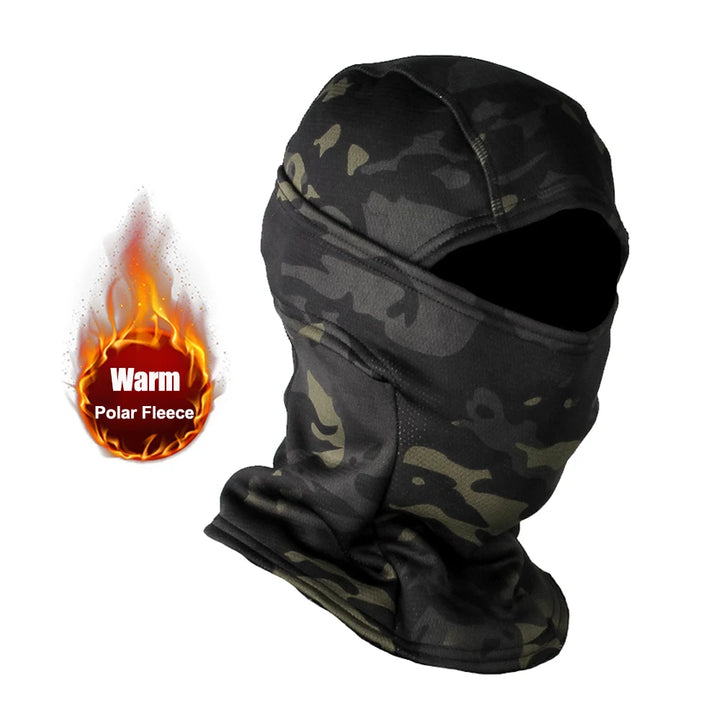 Winter Fleece Warm Camouflage Balaclava Outdoor Cold-proof Ski Cycling Full Face Mask