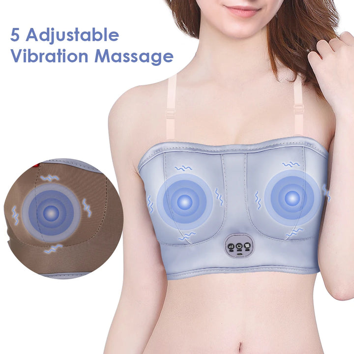 Wireless Chest Enhance Vibration Massage Machine Usb Electric growth