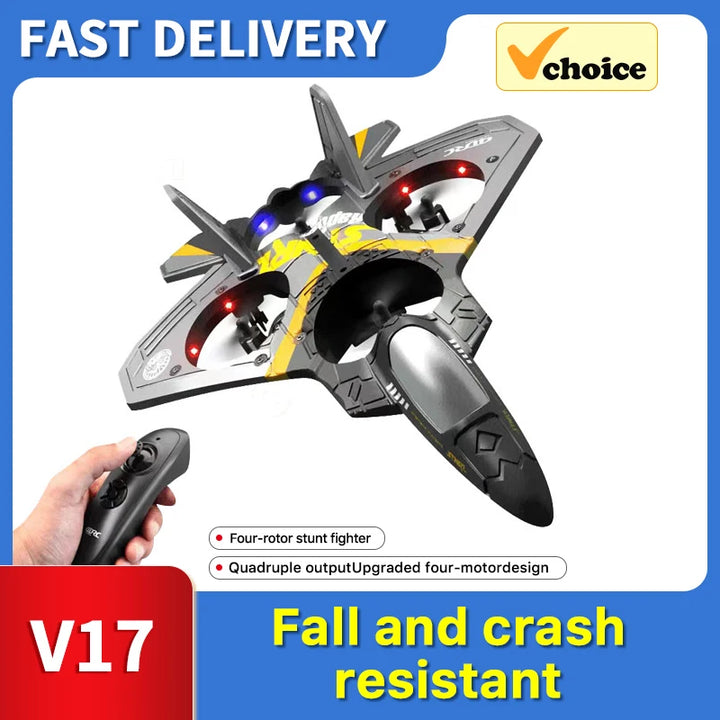 RC V17 Remote Control Aircraft 2.4G Remote Control Combat Aircraft Glider