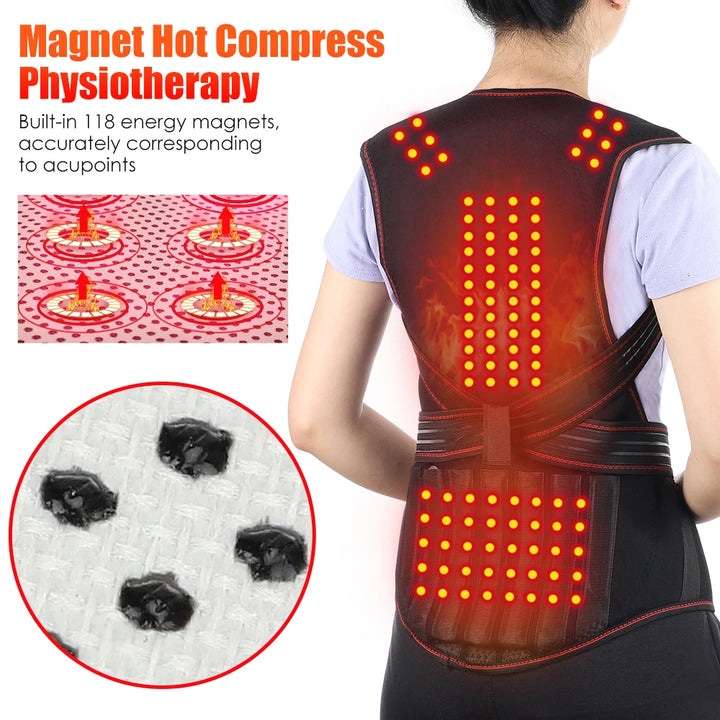 Tourmaline Magnet Heated Vest Magnetic