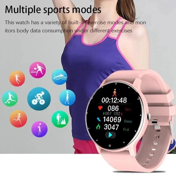 LIGE Waterproof Women Smart Band Watch Real-time Weather Forecast