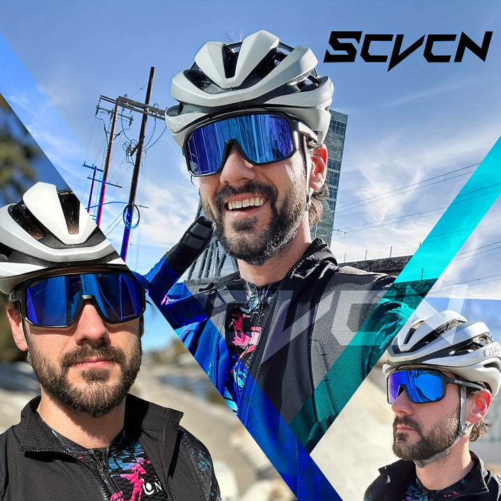 SCVCN Cycling Glasses, MTB Outdoor Sports Bike Cycling Glasses