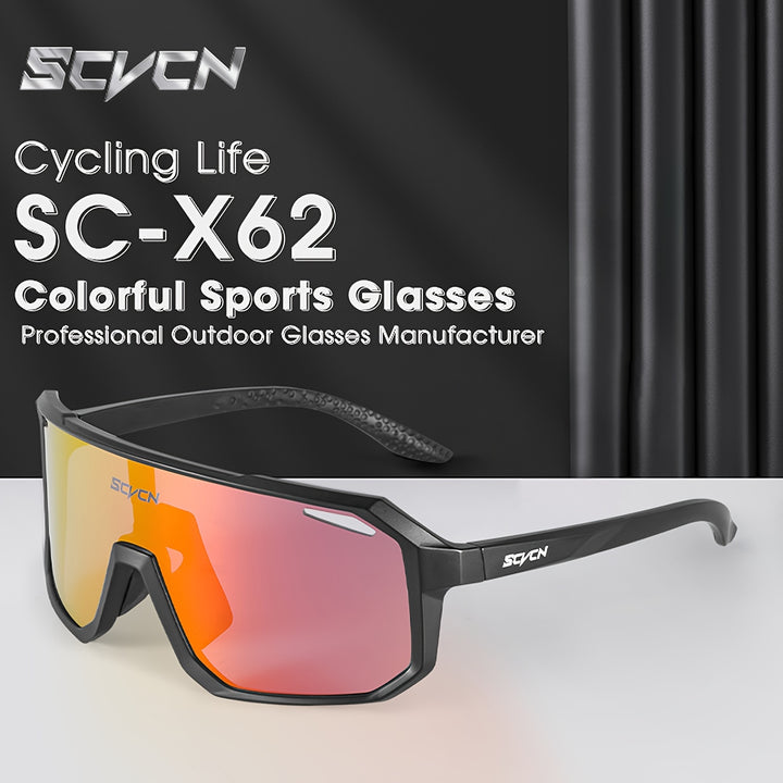 SCVCN Cycling Glasses, MTB Outdoor Sports Bike Cycling Glasses